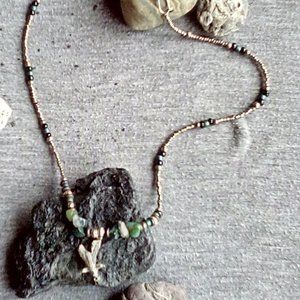 Men's Eagle Pendant Necklace - 22 inches long